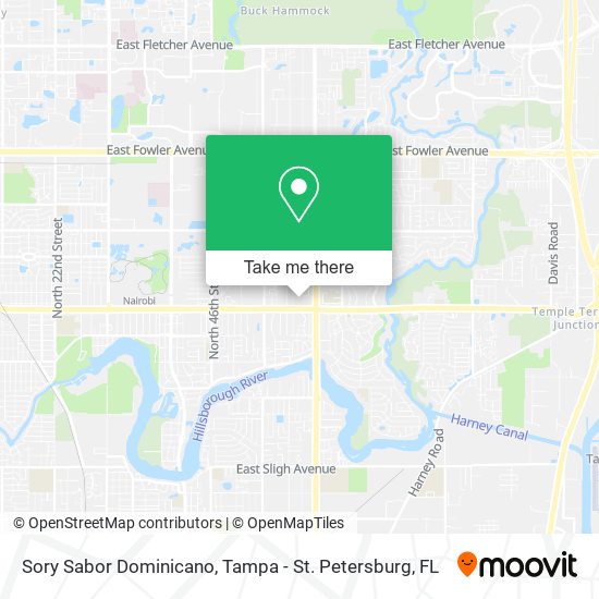 Sory Sabor Dominicano map