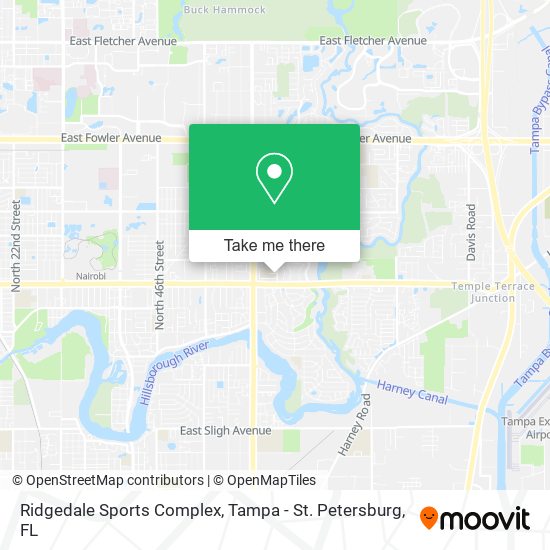 Ridgedale Sports Complex map