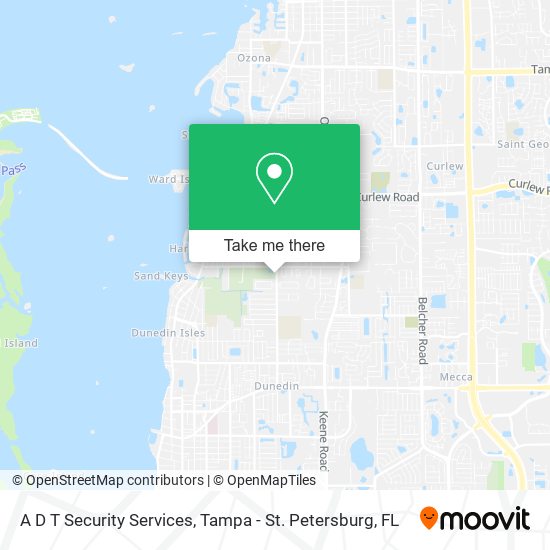 A D T Security Services map