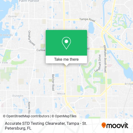 Mapa de Accurate STD Testing Clearwater