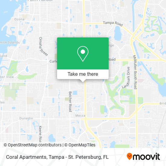 Mapa de Coral Apartments