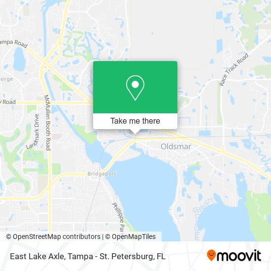 East Lake Axle map