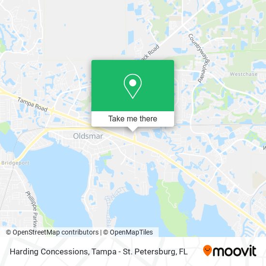 Harding Concessions map