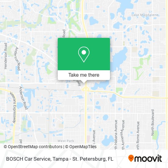 BOSCH Car Service map