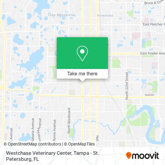 Mapa de Westchase Veterinary Center