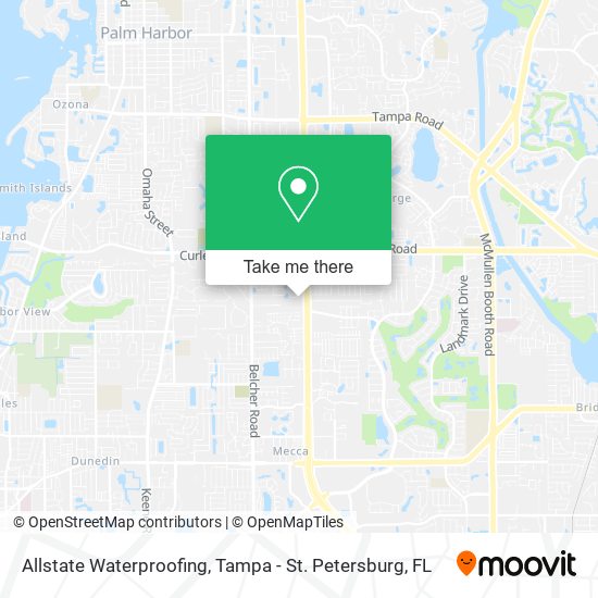Allstate Waterproofing map