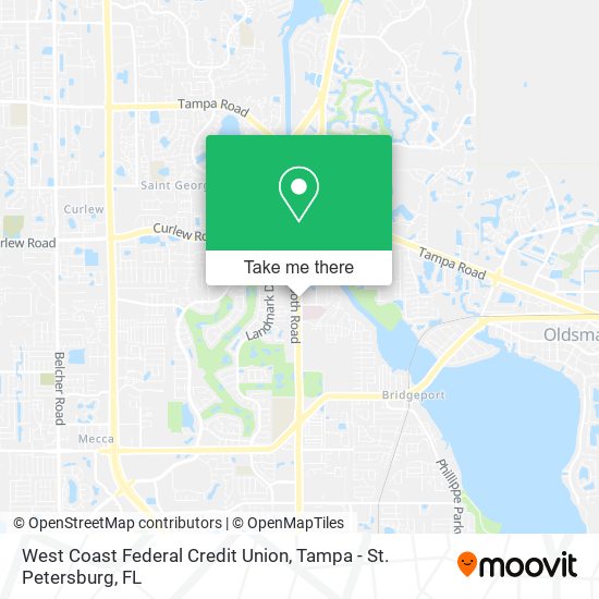 Mapa de West Coast Federal Credit Union