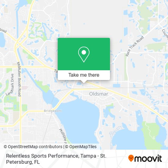 Relentless Sports Performance map