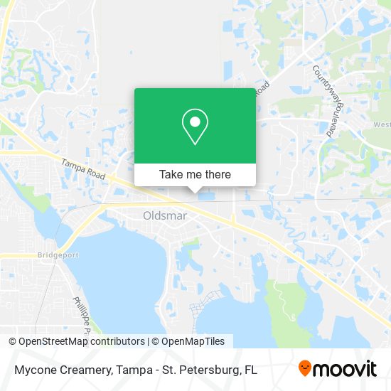 Mycone Creamery map