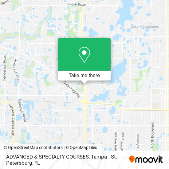 Mapa de ADVANCED & SPECIALTY COURSES