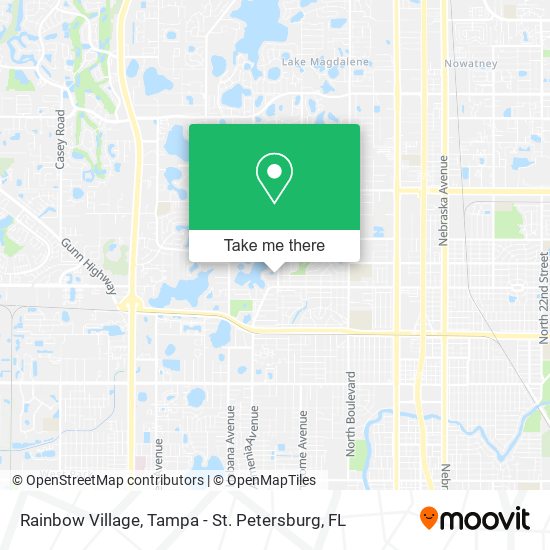 Rainbow Village map