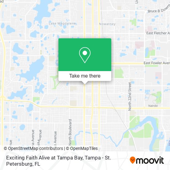 Exciting Faith Alive at Tampa Bay map