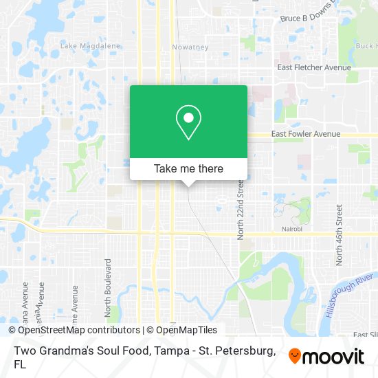 Mapa de Two Grandma's Soul Food