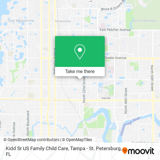 Kidd Sr US Family Child Care map