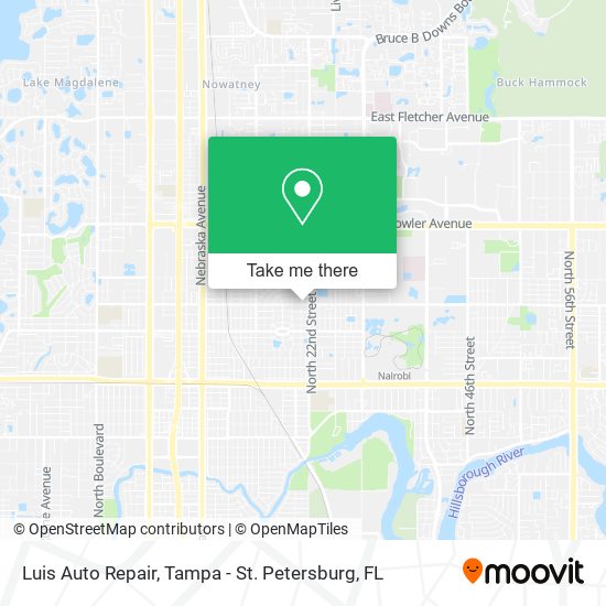 Mapa de Luis Auto Repair