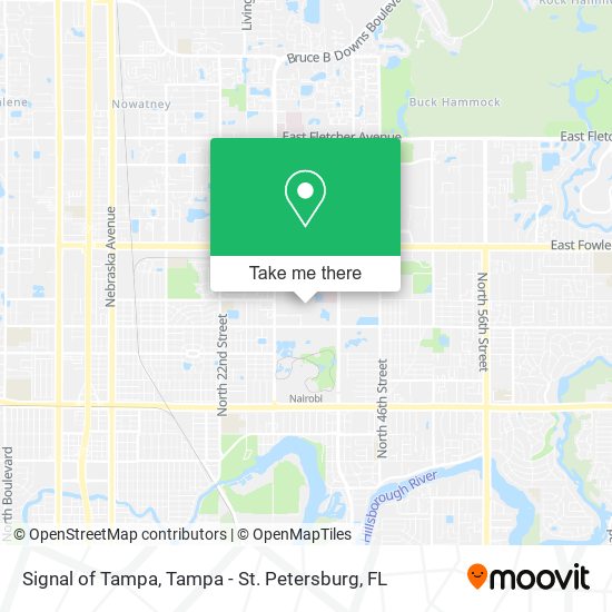 Signal of Tampa map