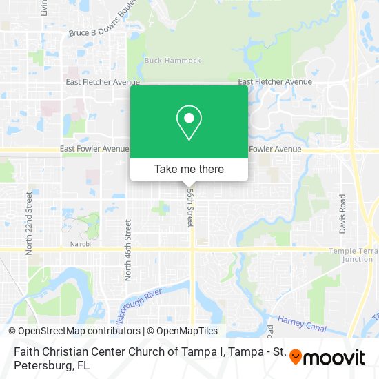 Faith Christian Center Church of Tampa I map