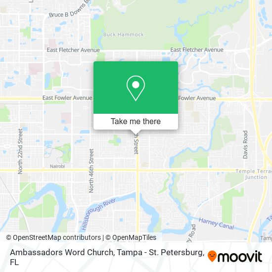 Ambassadors Word Church map