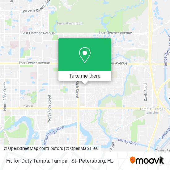 Mapa de Fit for Duty Tampa