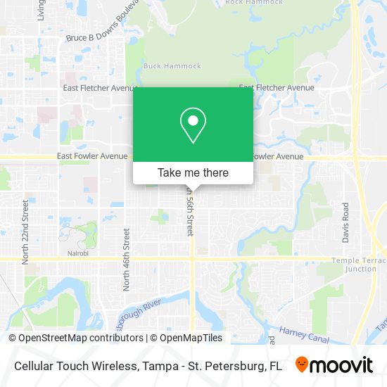 Cellular Touch Wireless map