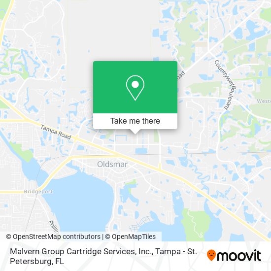 Malvern Group Cartridge Services, Inc. map