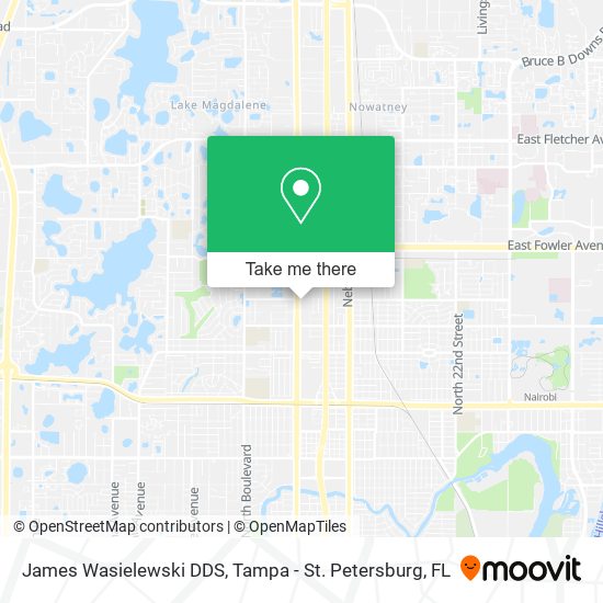 Mapa de James Wasielewski DDS