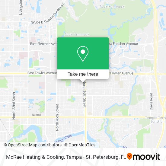 McRae Heating & Cooling map