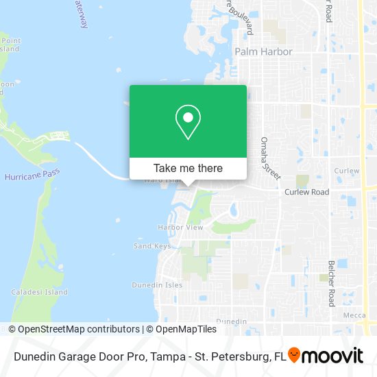 Dunedin Garage Door Pro map