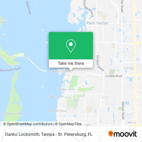 Mapa de Danko Locksmith