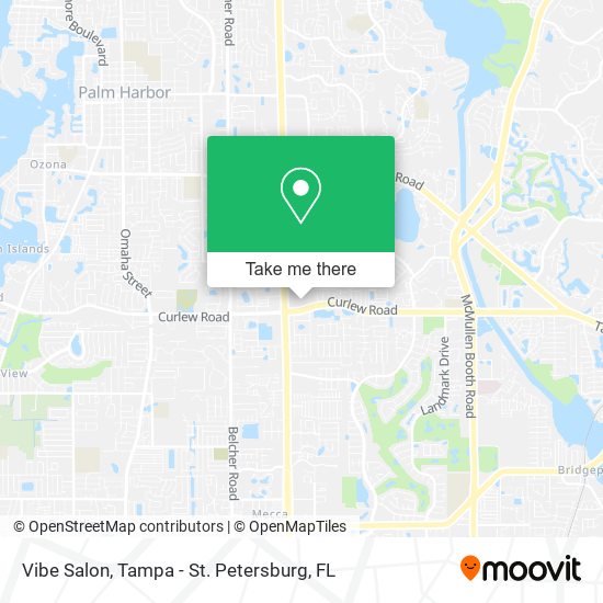 Vibe Salon map