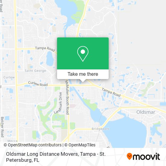 Mapa de Oldsmar Long Distance Movers