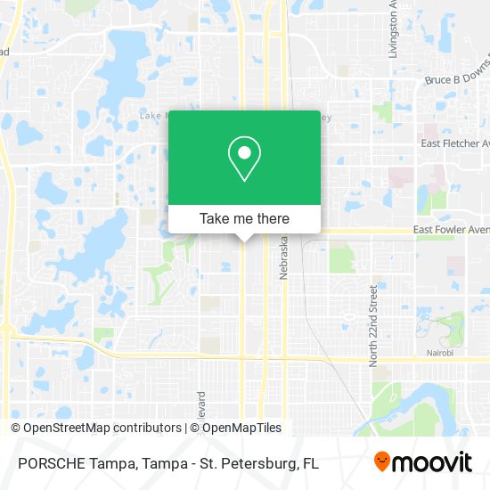 Mapa de PORSCHE Tampa