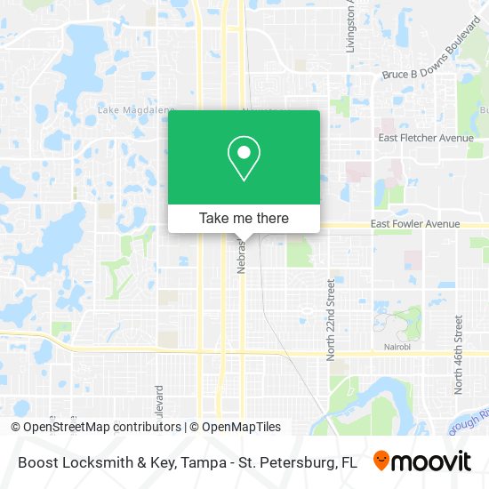 Mapa de Boost Locksmith & Key