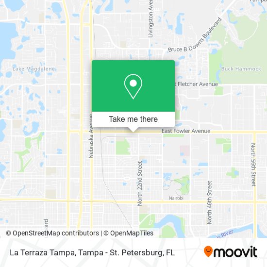La Terraza Tampa map