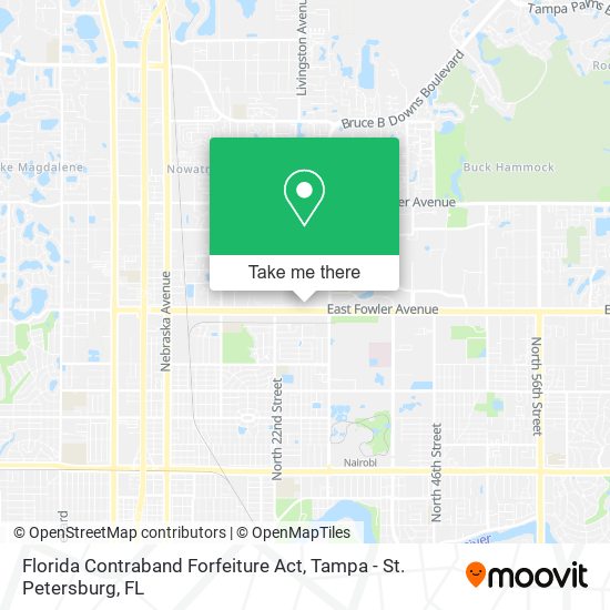 Florida Contraband Forfeiture Act map