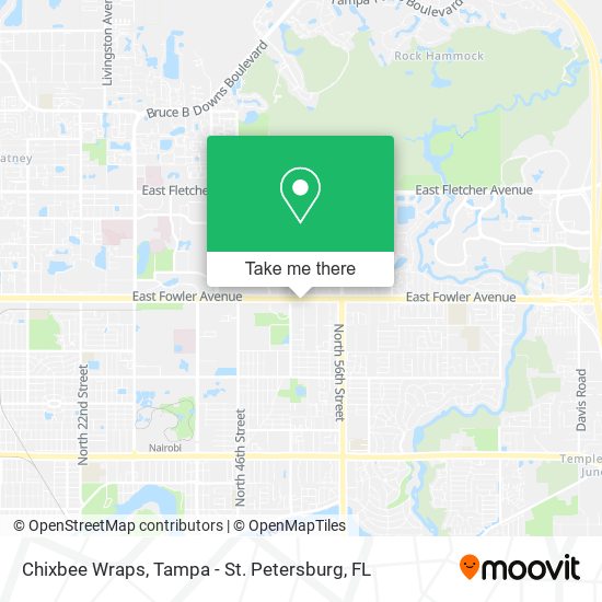 Mapa de Chixbee Wraps