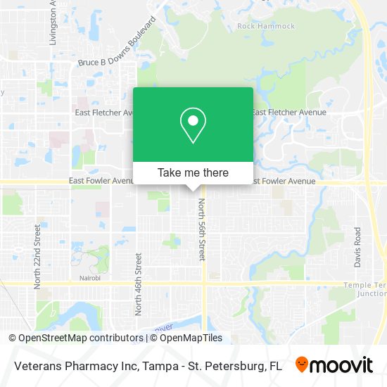 Veterans Pharmacy Inc map