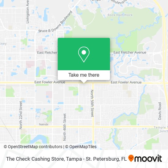 The Check Cashing Store map