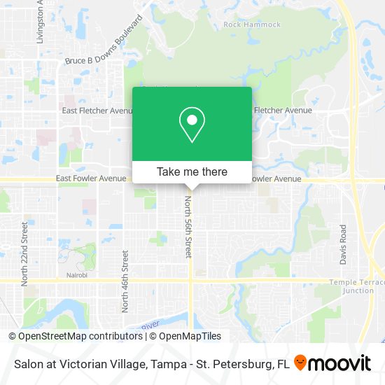 Mapa de Salon at Victorian Village