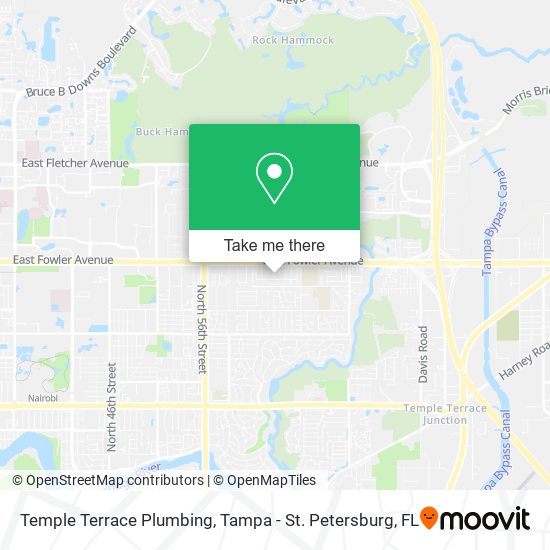 Mapa de Temple Terrace Plumbing