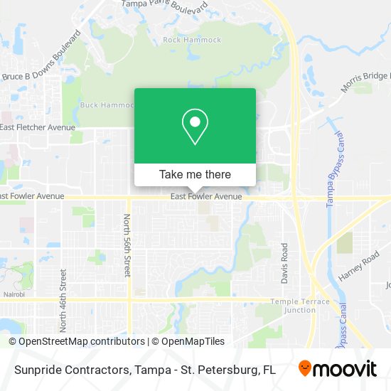 Sunpride Contractors map
