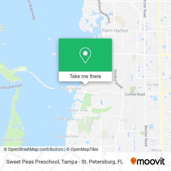 Mapa de Sweet Peas Preschool