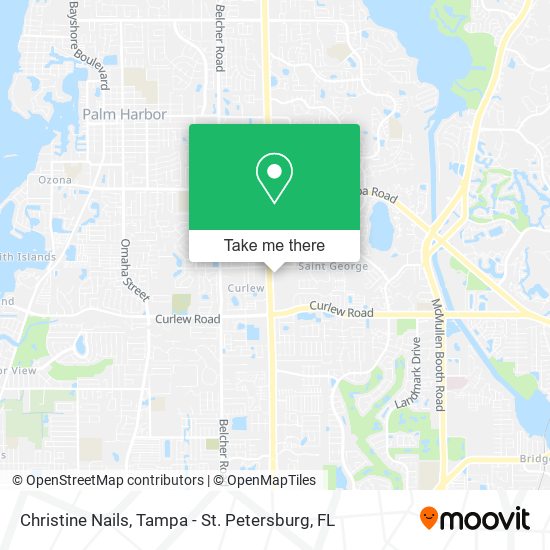 Christine Nails map