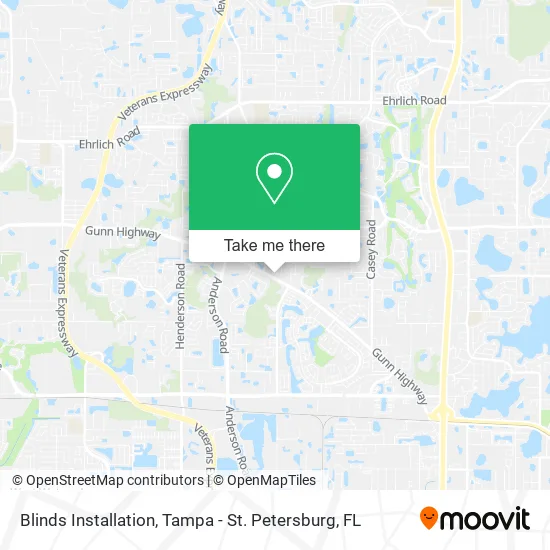 Blinds Installation map