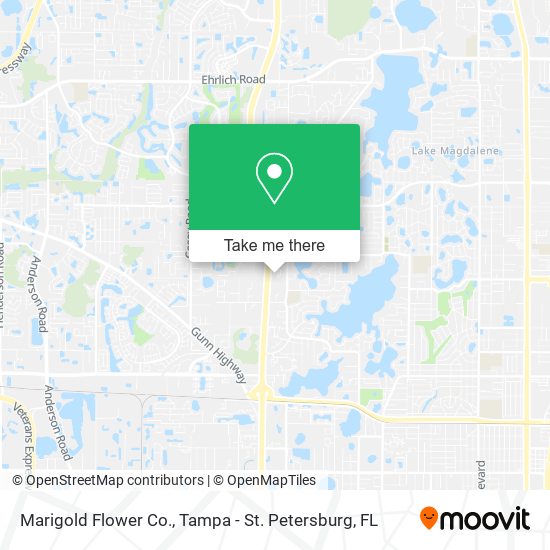 Marigold Flower Co. map