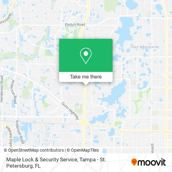 Mapa de Maple Lock & Security Service