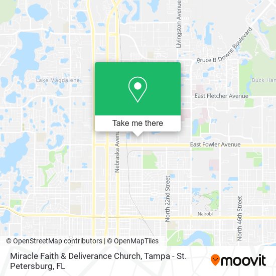 Mapa de Miracle Faith & Deliverance Church
