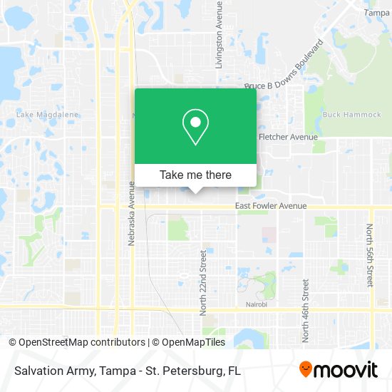 Salvation Army map