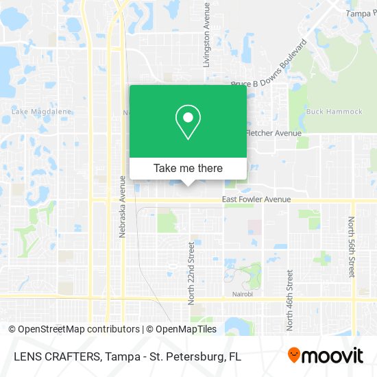 LENS CRAFTERS map