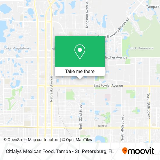 Citlalys Mexican Food map